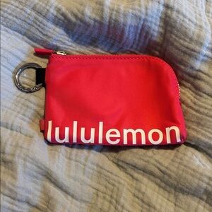 Lululemon pink small wallet